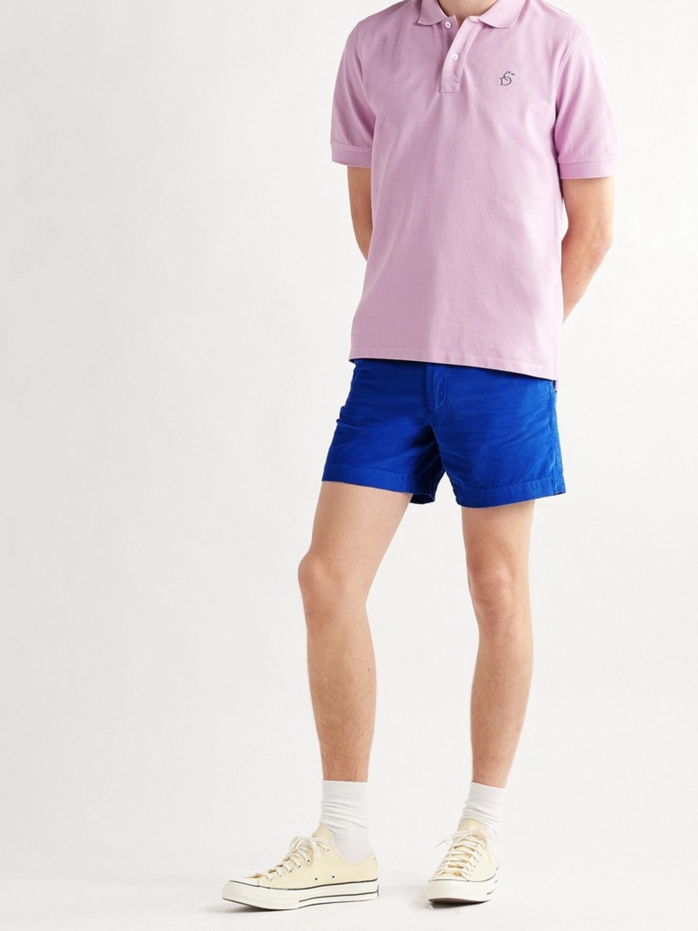 DRAKE’S Slim-Fit Cotton-Corduroy Shorts 100% Cotton